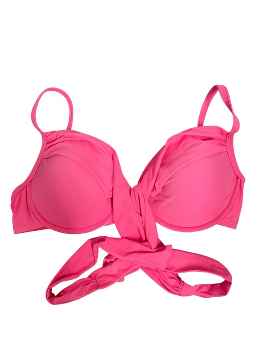 La Blanca Other - La Blanca Hot Pink Wrap Underwire Bikini Top Sweetheart Swimsuit Size 12